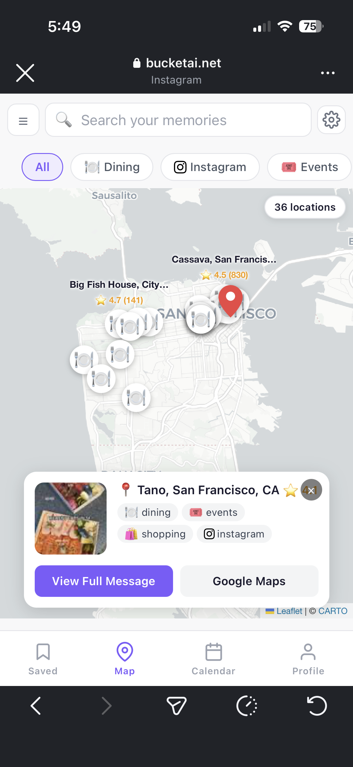 Bucket - Save and search your Instagram Reels